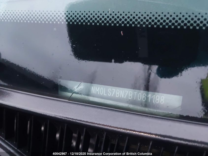 2011 Ford Transit Connect Xlt VIN: NM0LS7BN7BT061188 Lot: 40042967