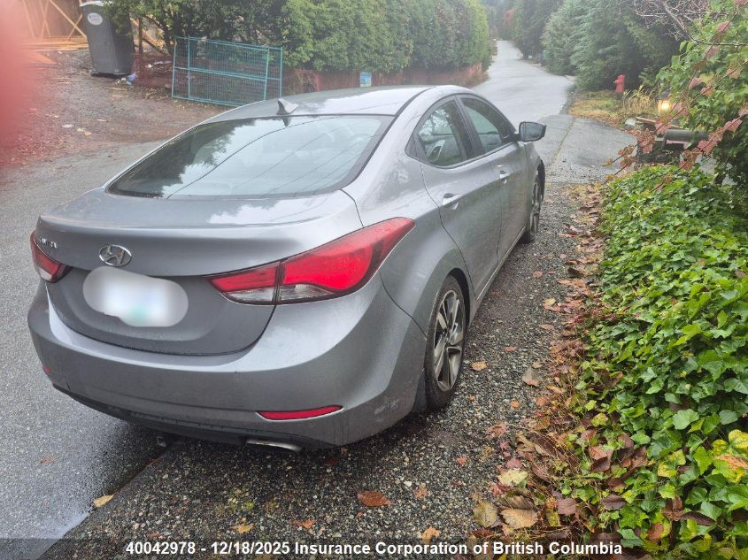 2015 Hyundai Elantra Se/Sport/Limited VIN: KMHDH4AH2FU389274 Lot: 40042978