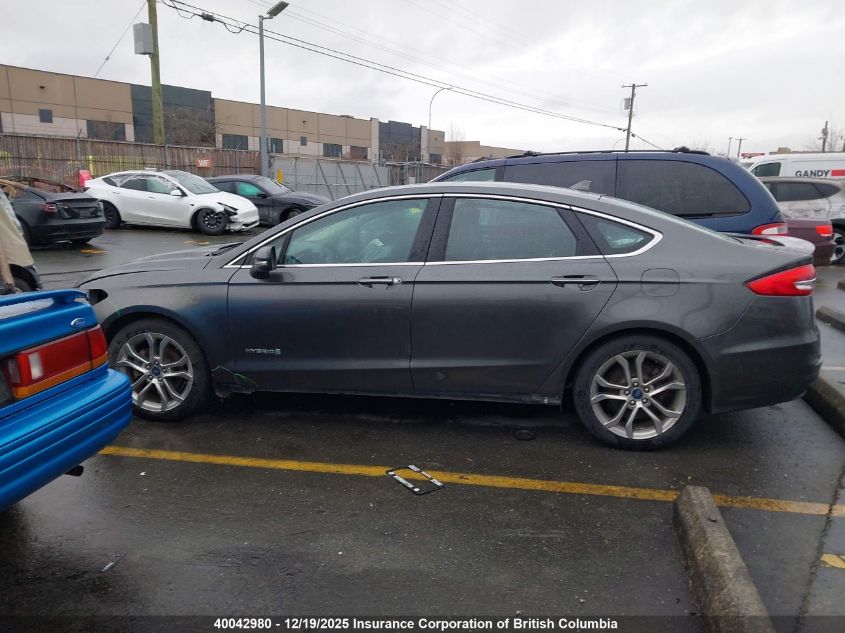 2019 Ford Fusion Titanium VIN: 3FA6P0RU7KR156248 Lot: 40042980