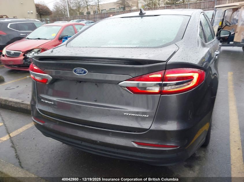 2019 Ford Fusion Titanium VIN: 3FA6P0RU7KR156248 Lot: 40042980