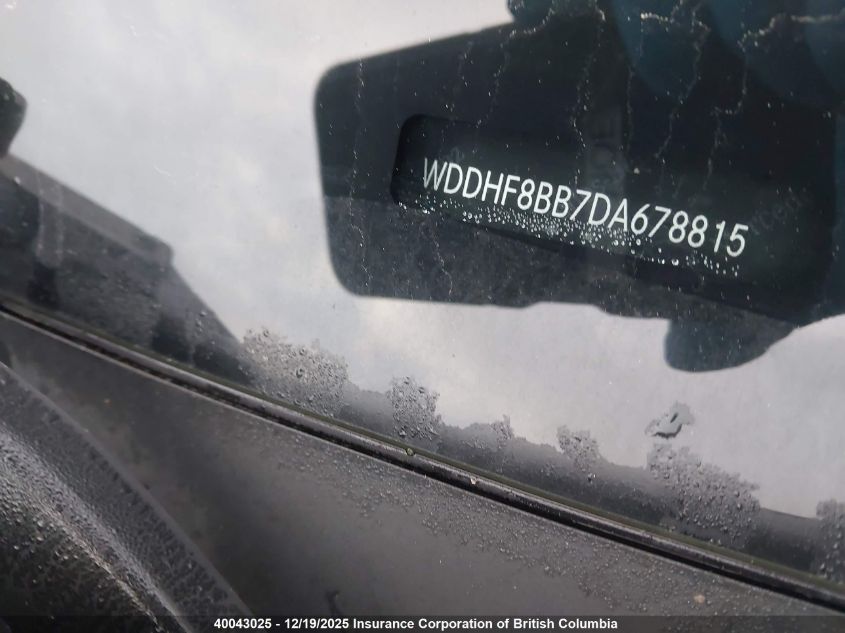 2013 Mercedes-Benz E 300 4Matic VIN: WDDHF8BB7DA678815 Lot: 40043025