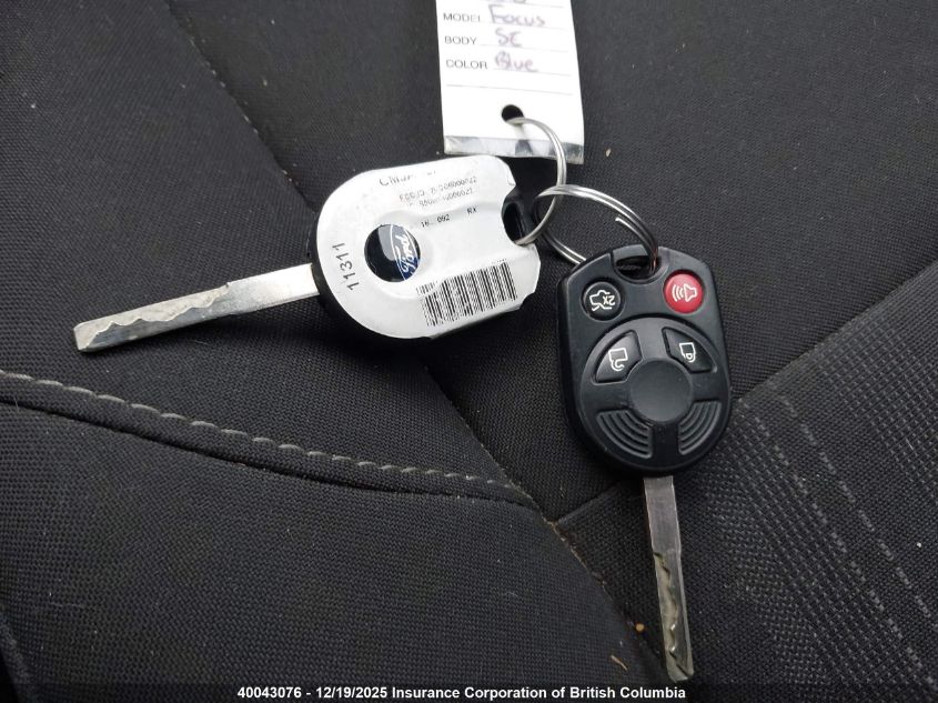 2016 Ford Focus VIN: 1FADP3K24GL316707 Lot: 40043076