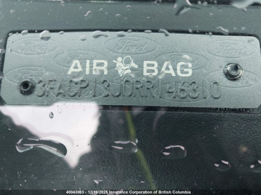 1994 Ford Escort Lx/Sport VIN: 3FACP13J0RR146310 Lot: 40043083