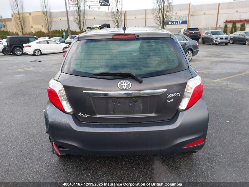 2012 Toyota Yaris VIN: JTDKTUD32CD529720 Lot: 40043116