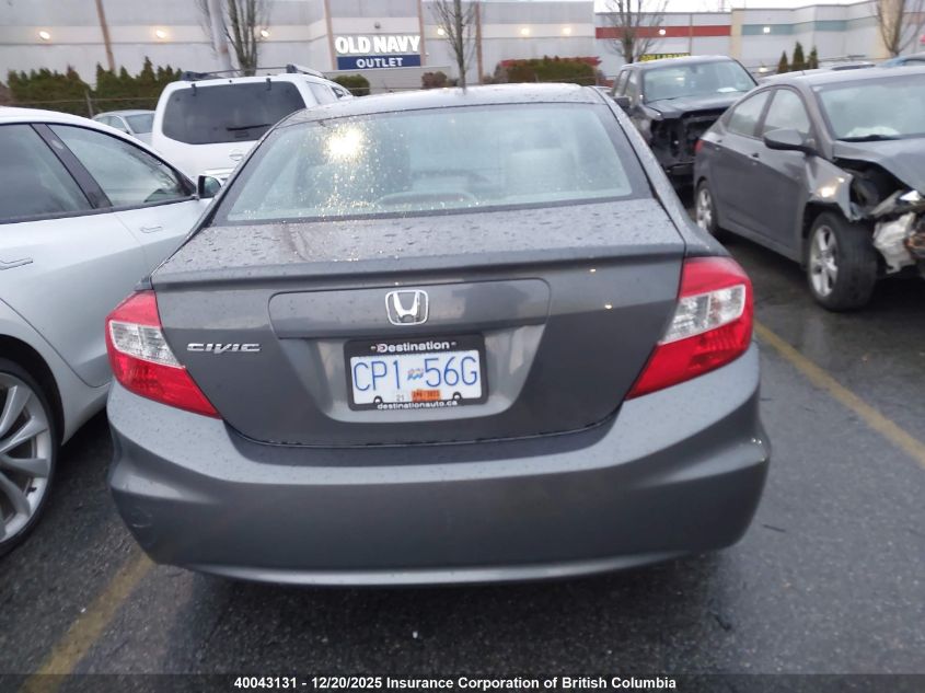 2012 Honda Civic VIN: 2HGFB2F57CH029144 Lot: 40043131