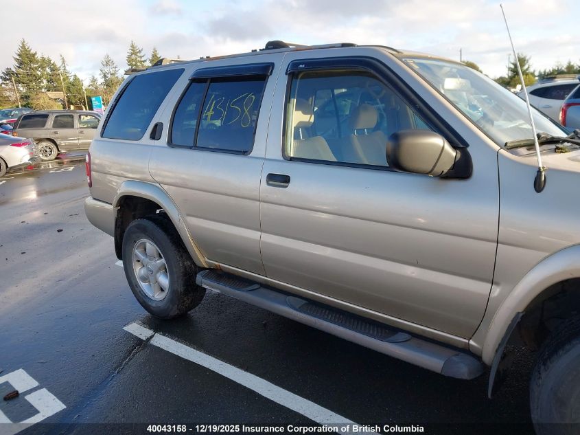 2002 Nissan Pathfinder Le/Se VIN: JN8DR09Y22W709761 Lot: 40043158