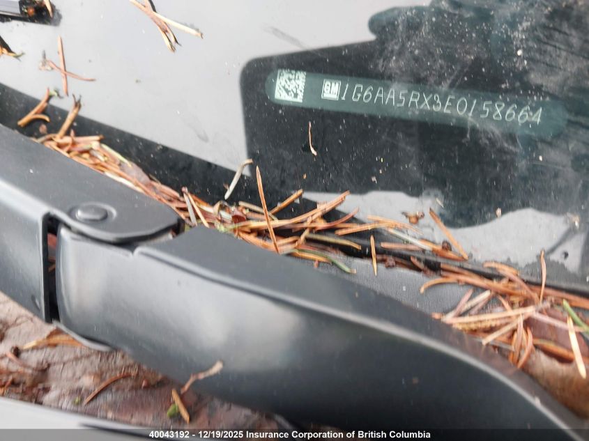 2014 Cadillac Ats VIN: 1G6AA5RX3E0158664 Lot: 40043192