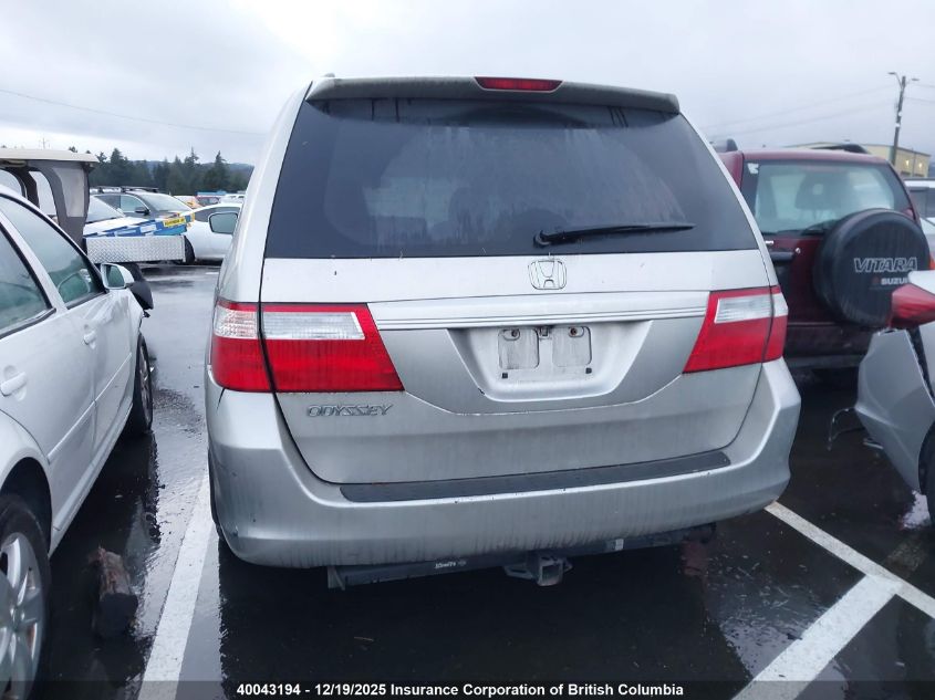 2007 Honda Odyssey Exl VIN: 5FNRL38777B502145 Lot: 40043194