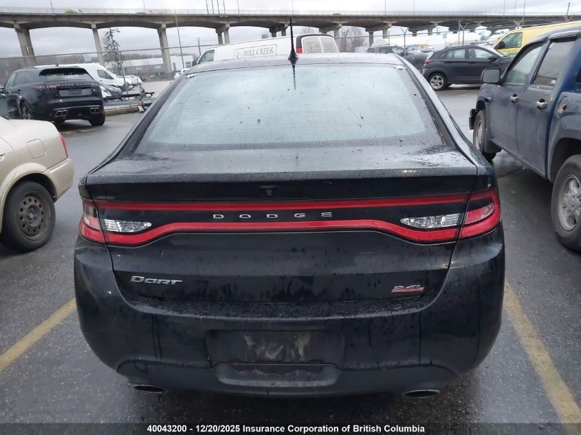 2014 Dodge Dart Sxt VIN: 1C3CDFBB0ED826435 Lot: 40043200