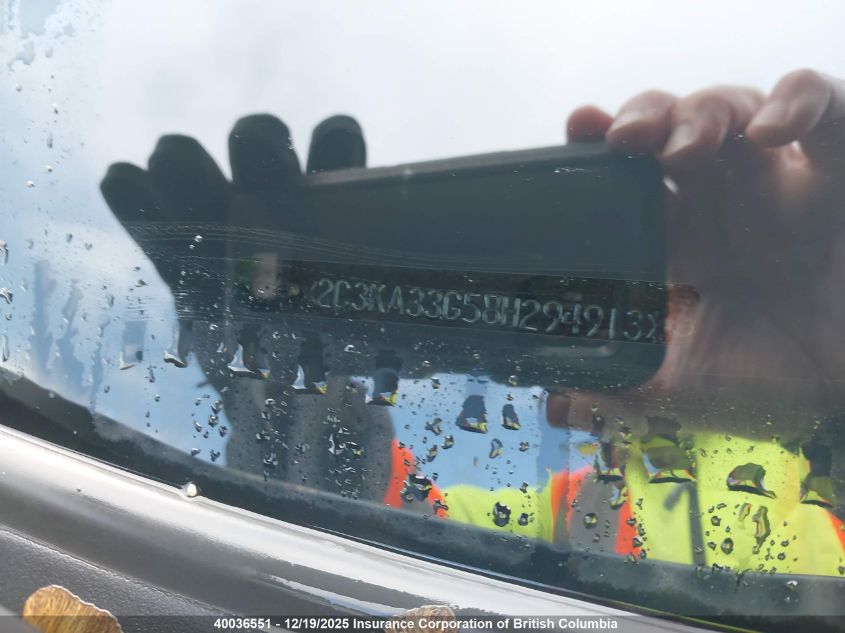 2008 Chrysler 300 Limited VIN: 2C3KA33G58H294913 Lot: 40036551