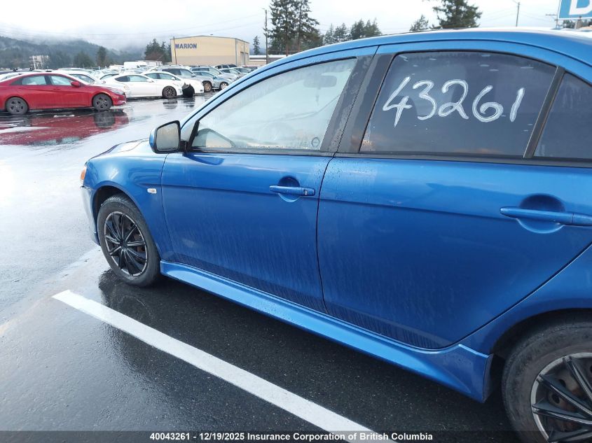 2010 Mitsubishi Lancer Es/Es Sport VIN: JA32U2FU2AU600790 Lot: 40043261