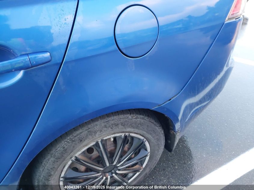 2010 Mitsubishi Lancer Es/Es Sport VIN: JA32U2FU2AU600790 Lot: 40043261