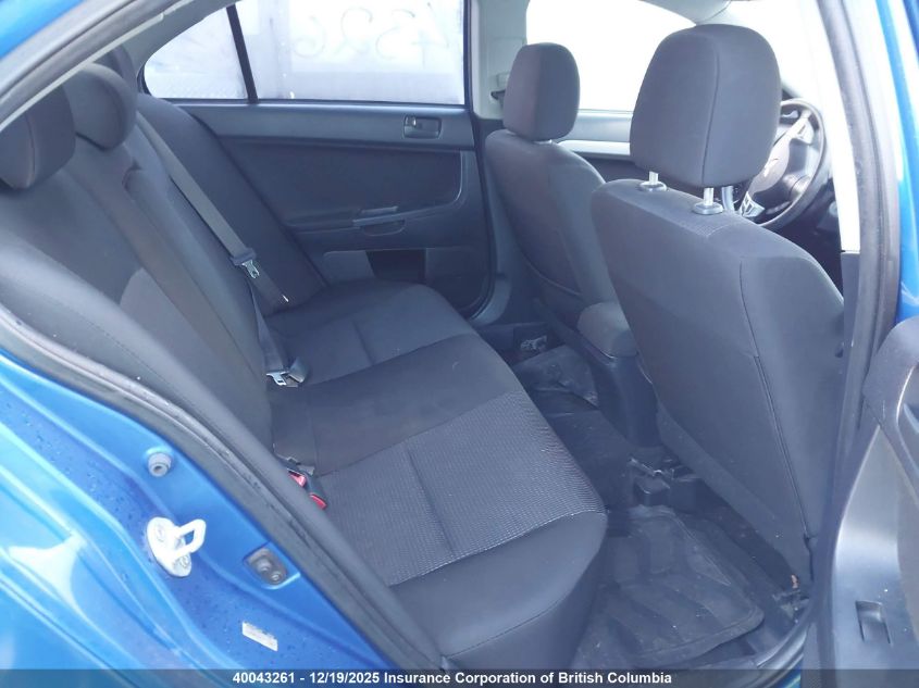 2010 Mitsubishi Lancer Es/Es Sport VIN: JA32U2FU2AU600790 Lot: 40043261