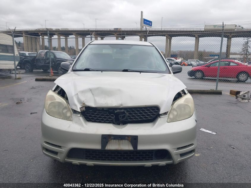 2004 Toyota Corolla Matrix Xr VIN: 2T1KR32E54C812222 Lot: 40043362