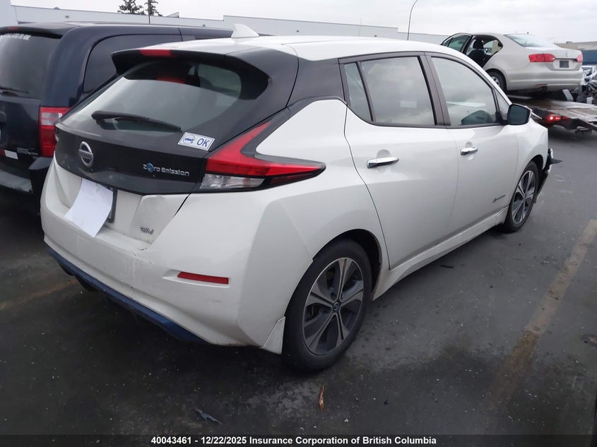 Vin: 1n4az1cp2kc317715, lot: 30054424, nissan leaf s/sl/sv 20194