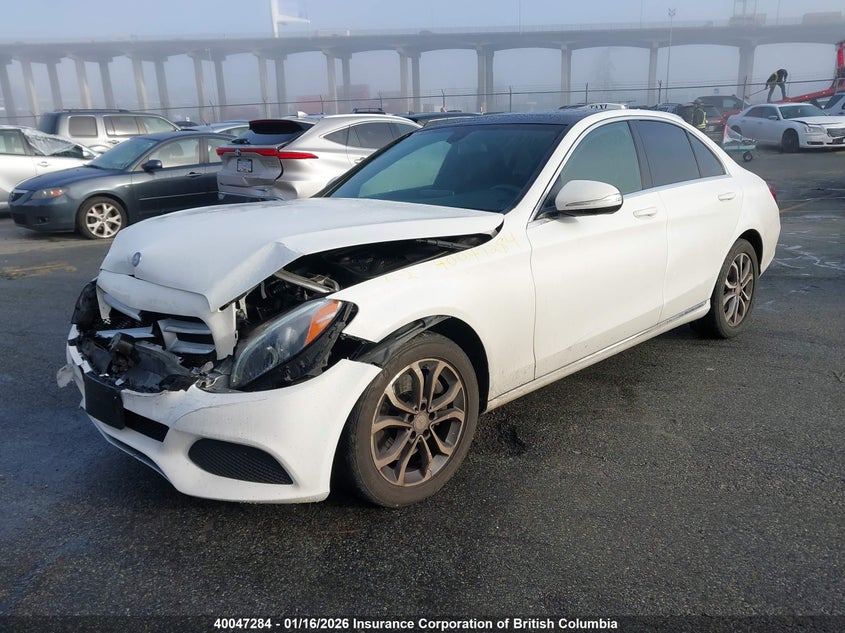 Vin: 55swf4kb3fu048504, lot: 30056579, mercedes-benz c 300 4matic 20152