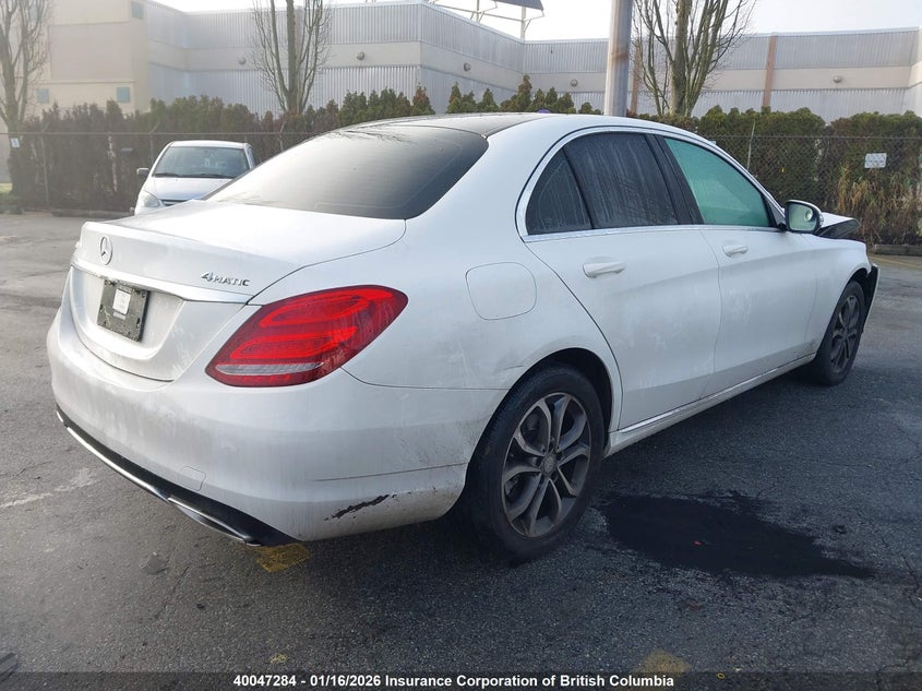 Vin: 55swf4kb3fu048504, lot: 30056579, mercedes-benz c 300 4matic 20154