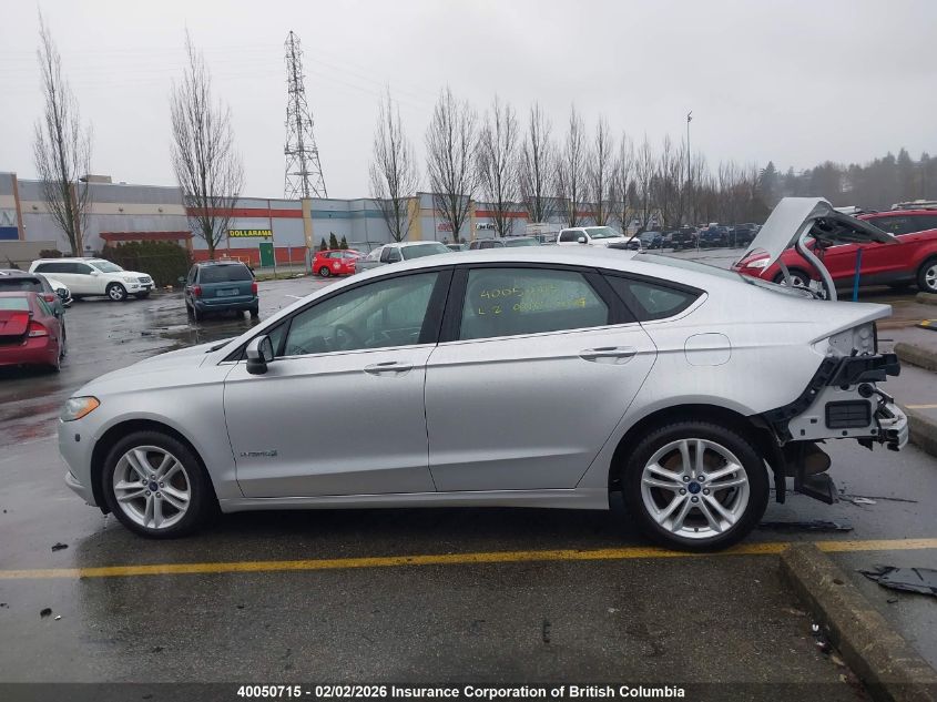 2018 Ford Fusion Se Hybrid VIN: 3FA6P0LU2JR263988 Lot: 40050715