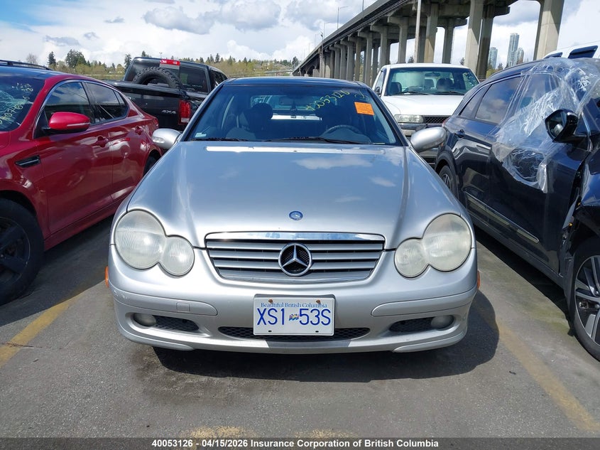 2002 Mercedes-Benz C 230K Sport Oupe VIN: WDBRN47J42A299695 Lot: 40053126