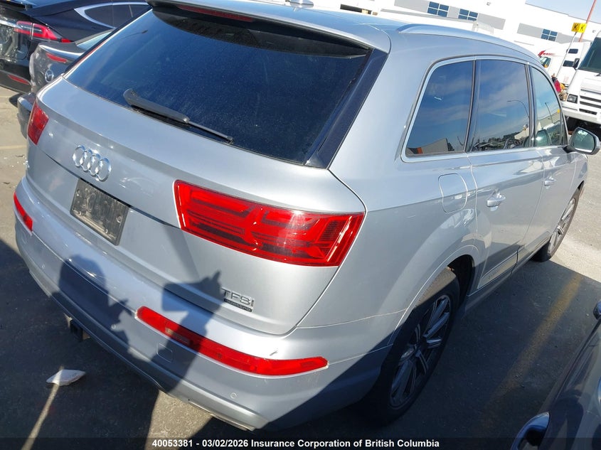 Vin: wa1vaaf7xjd025344, lot: 30064216, audi q7 20184