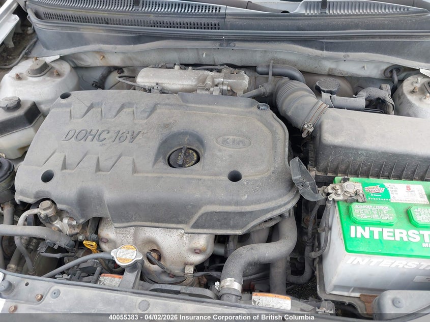 2009 Kia Rio VIN: KNADE223096485382 Lot: 40055383