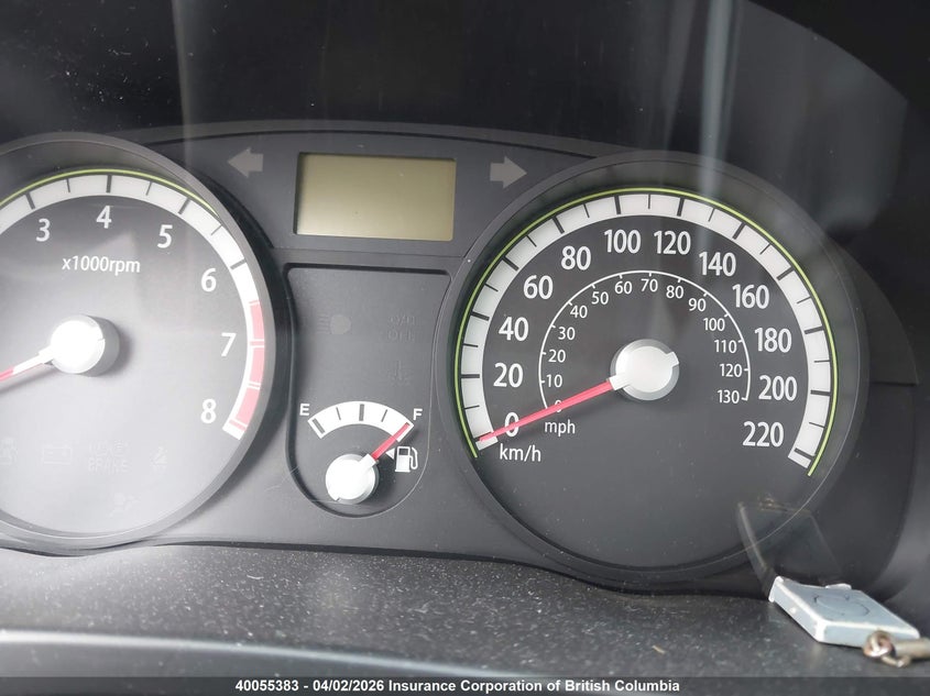 2009 Kia Rio VIN: KNADE223096485382 Lot: 40055383