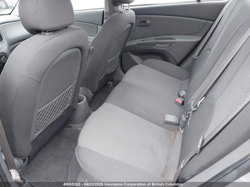 2009 Kia Rio VIN: KNADE223096485382 Lot: 40055383