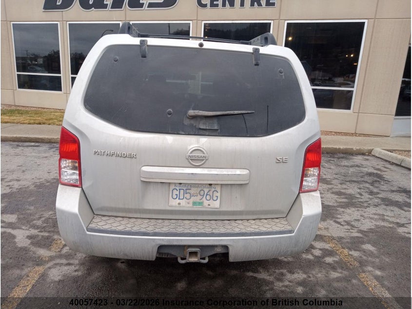 2010 Nissan Pathfinder Se VIN: 5N1AR1NB8AC604613 Lot: 40057423