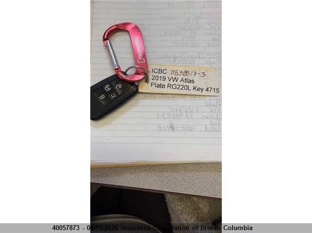 2019 Volkswagen Atlas VIN: 1V2NR2CA7KC513743 Lot: 40057873