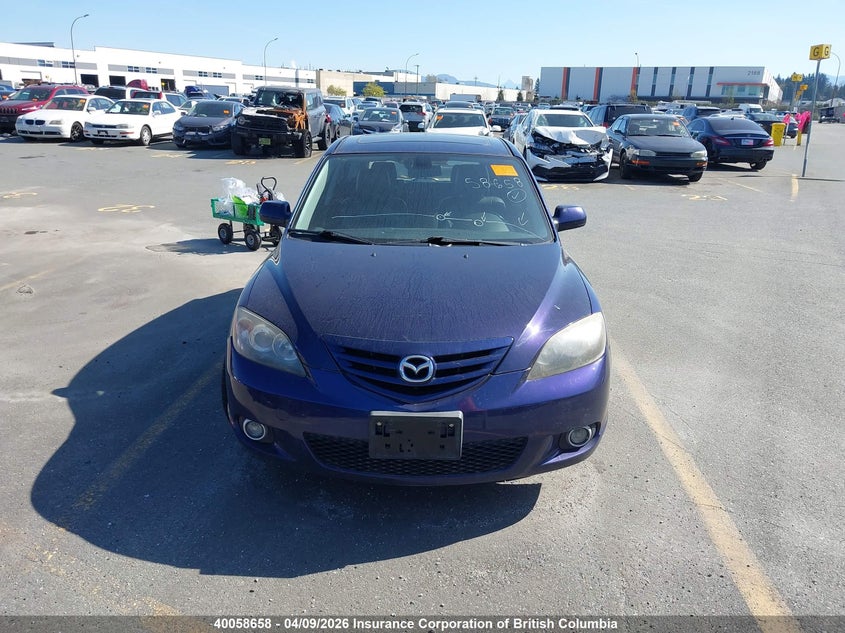 2005 Mazda 3 Hatchback VIN: JM1BK143851231534 Lot: 40058658