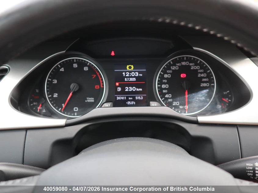 2011 Audi A4 VIN: WAUMFCFLXBN037966 Lot: 40059080