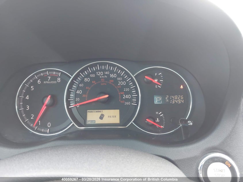 2012 Nissan Maxima S/Sv VIN: 1N4AA5AP4CC862785 Lot: 40059267