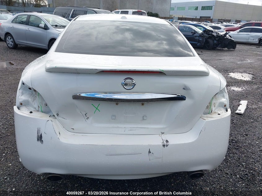 2012 Nissan Maxima S/Sv VIN: 1N4AA5AP4CC862785 Lot: 40059267