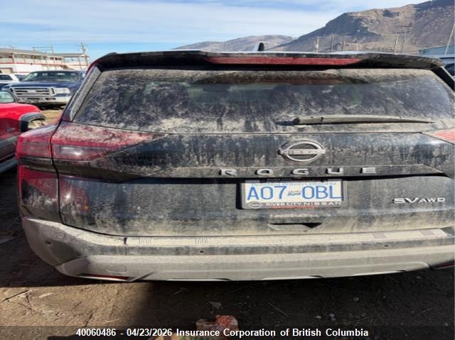 2022 Nissan Rogue VIN: JN8BT3BB1NW331663 Lot: 40060486