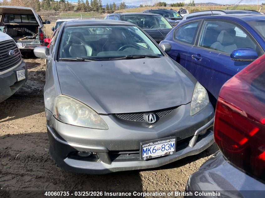 2006 Acura Rsx VIN: JH4DC548X6S800662 Lot: 40060735