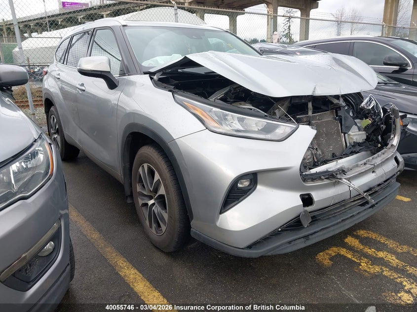 2021 Toyota Highlander Xle VIN: 5TDGZRBH6MS550026 Lot: 40055746