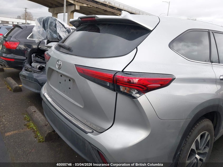 2021 Toyota Highlander Xle VIN: 5TDGZRBH6MS550026 Lot: 40055746