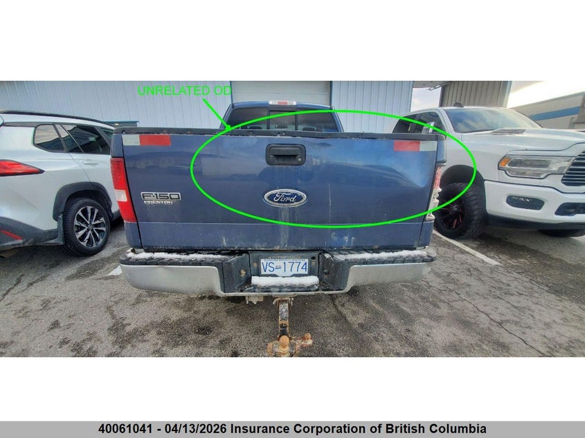 2005 Ford F150 VIN: 1FTRX14WX5NB80203 Lot: 40061041