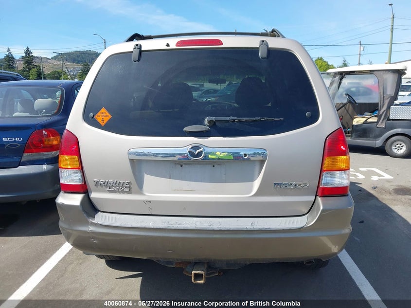 2002 Mazda Tribute Lx/Es VIN: 4F2CU09112KM15851 Lot: 40060874