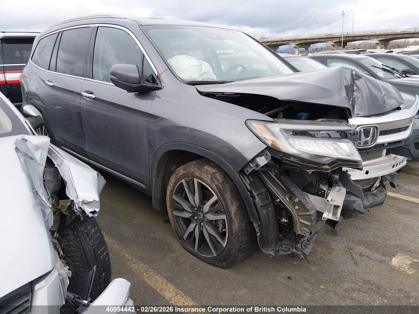 2022 Honda Pilot Touring VIN: 5FNYF6H67NB505040 Lot: 40054442