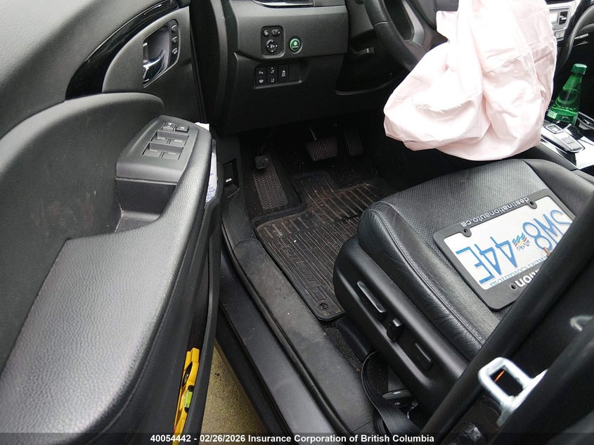 2022 Honda Pilot Touring VIN: 5FNYF6H67NB505040 Lot: 40054442