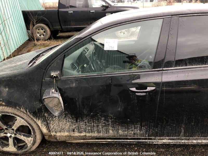 2012 Volkswagen Gti VIN: WVWGV7AJ7CW215473 Lot: 40061477