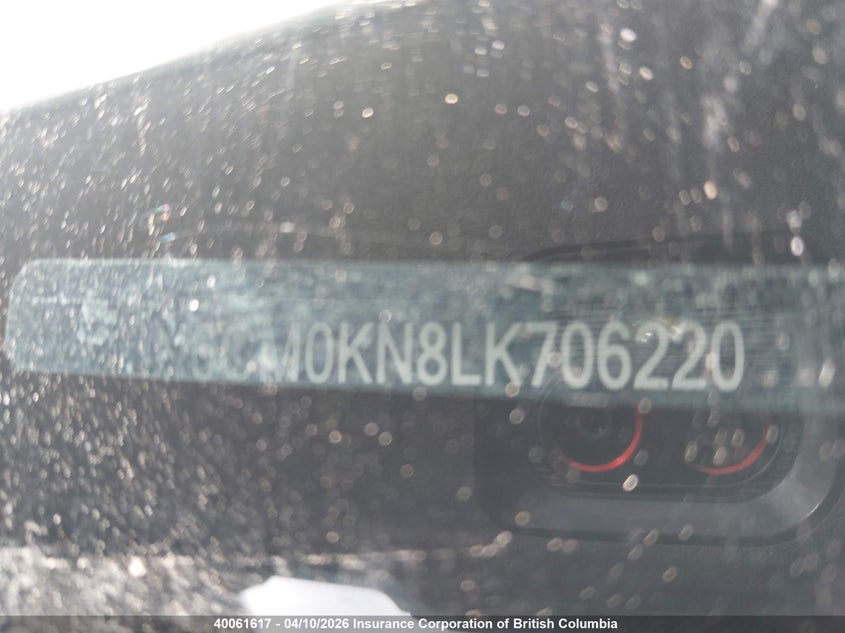 2020 Nissan Nv200 2.5S/2.5Sv VIN: 3N6CM0KN8LK706220 Lot: 40061617