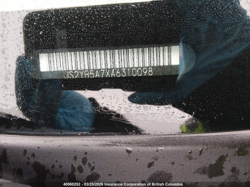 2010 Suzuki Sx4 Touring VIN: JS2YB5A7XA6310098 Lot: 40060252