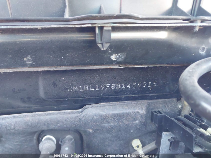 2011 Mazda Mazda3 Gs VIN: JM1BL1VF8B1435915 Lot: 40061742