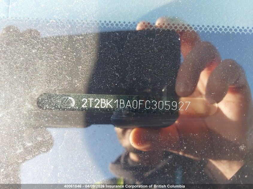 2015 Lexus Rx 350 Sportdesign VIN: 2T2BK1BA0FC305927 Lot: 40061846