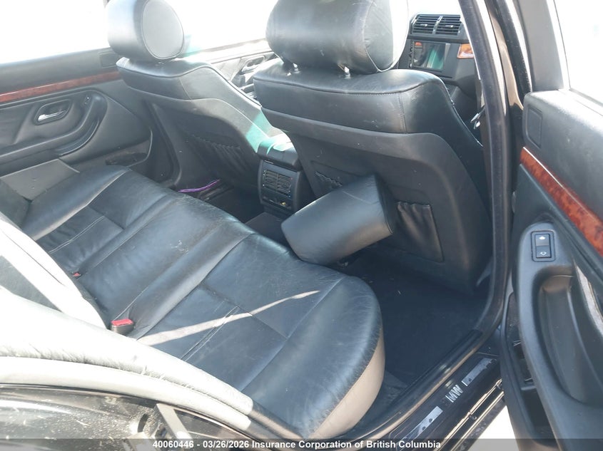 1998 BMW 528 I VIN: WBADD5327WBV53884 Lot: 40060446