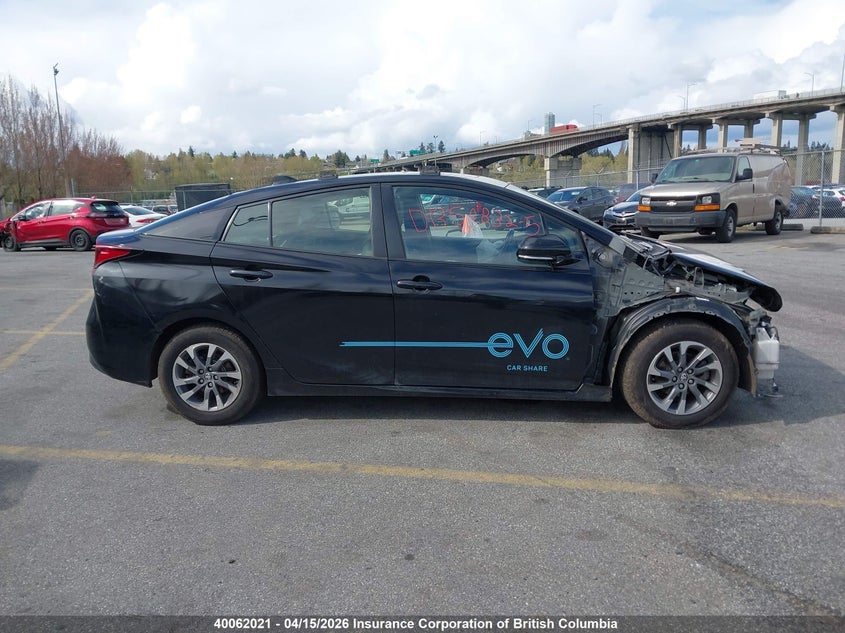 2020 Toyota Prius VIN: JTDKARFU8L3122371 Lot: 40062021