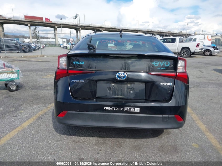 2020 Toyota Prius VIN: JTDKARFU8L3122371 Lot: 40062021