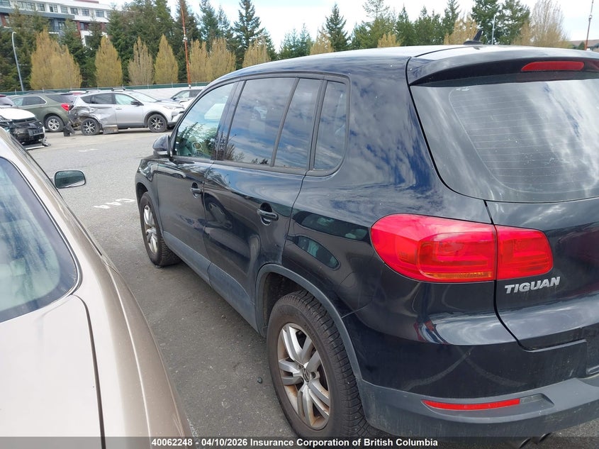 2013 Volkswagen Tiguan S/Se/Sel VIN: WVGHV3AX5DW614767 Lot: 40062248